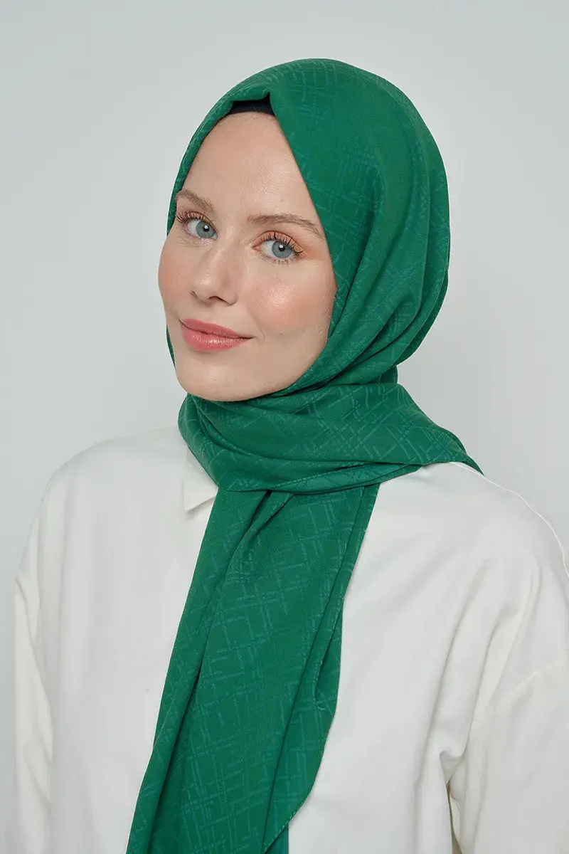 Pamuklu Şal Çizgi Desen - Benetton - 1